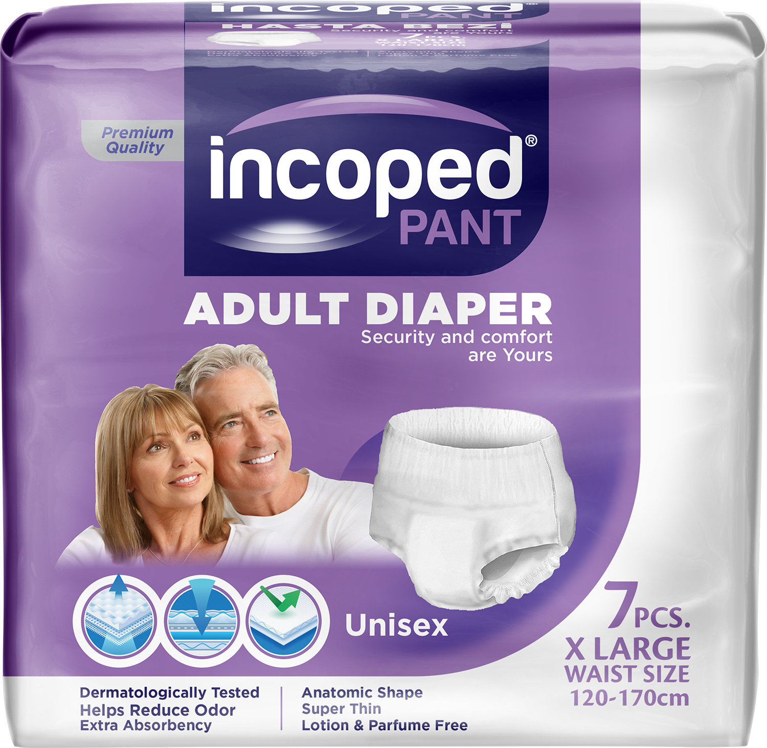 İncoped Pant Emici Külot Medium 7'Li