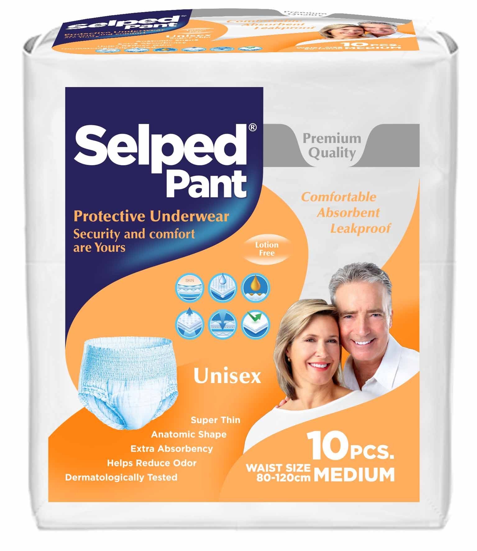 Selped Pant Unisex Yetişkin Bezi Medium