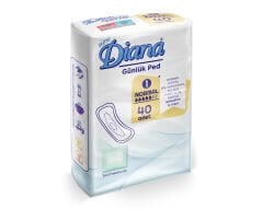 Diana Yeni Günlük Ped Normal 40 adet x 3