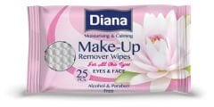 Diana Makyaj Temizleme mendili 25 Adet  x 12