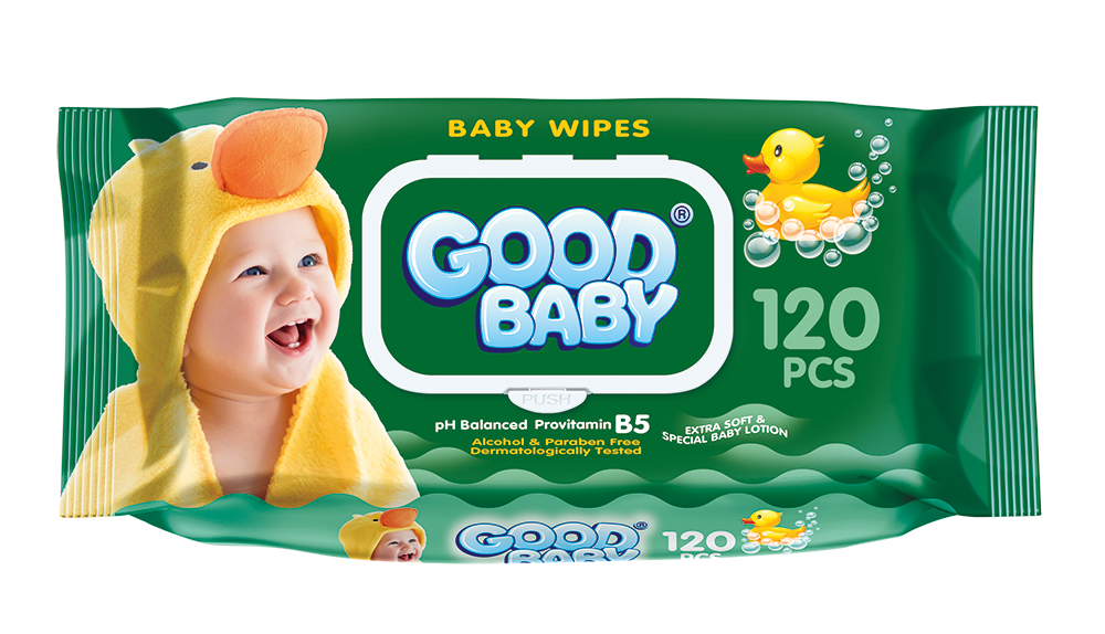 Good Baby Islak mendil plastik kapakli 120 adet x 12
