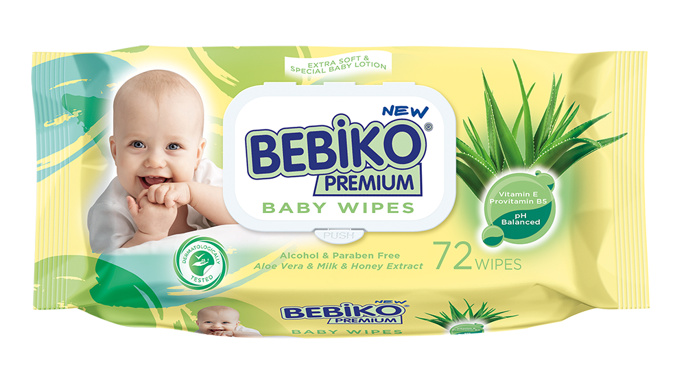 Bebiko Premium 72'li Islak Mendil x 12