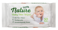 Bebiko Nature dogal kokusuz su bazli mendil 50 lik x 12