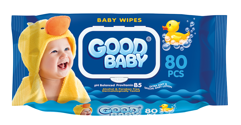 Good Baby Islak mendil plastik kapakli 80 adet x 12
