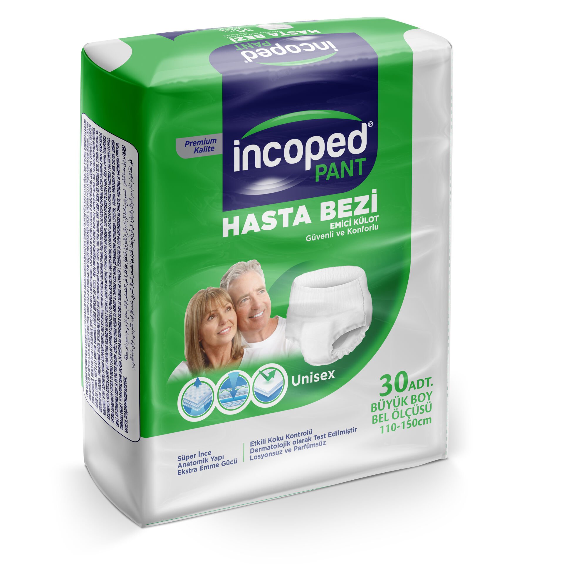 Incoped Pant Emici Külot Large 30 Adet x 4