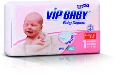 Vip Baby Active&Soft 1 Yenidoğan 44 Adet x 4