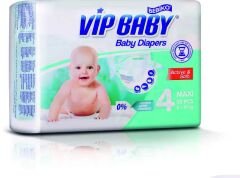Vip Baby Active&Soft 4 Maxi 32 Adet x 4
