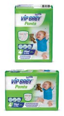 Vip Baby Active&Soft 4 Maxi Plus 30 Adet x 4